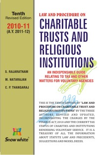 Law And Procedure On Charitable Trusts And Religious Institutions
